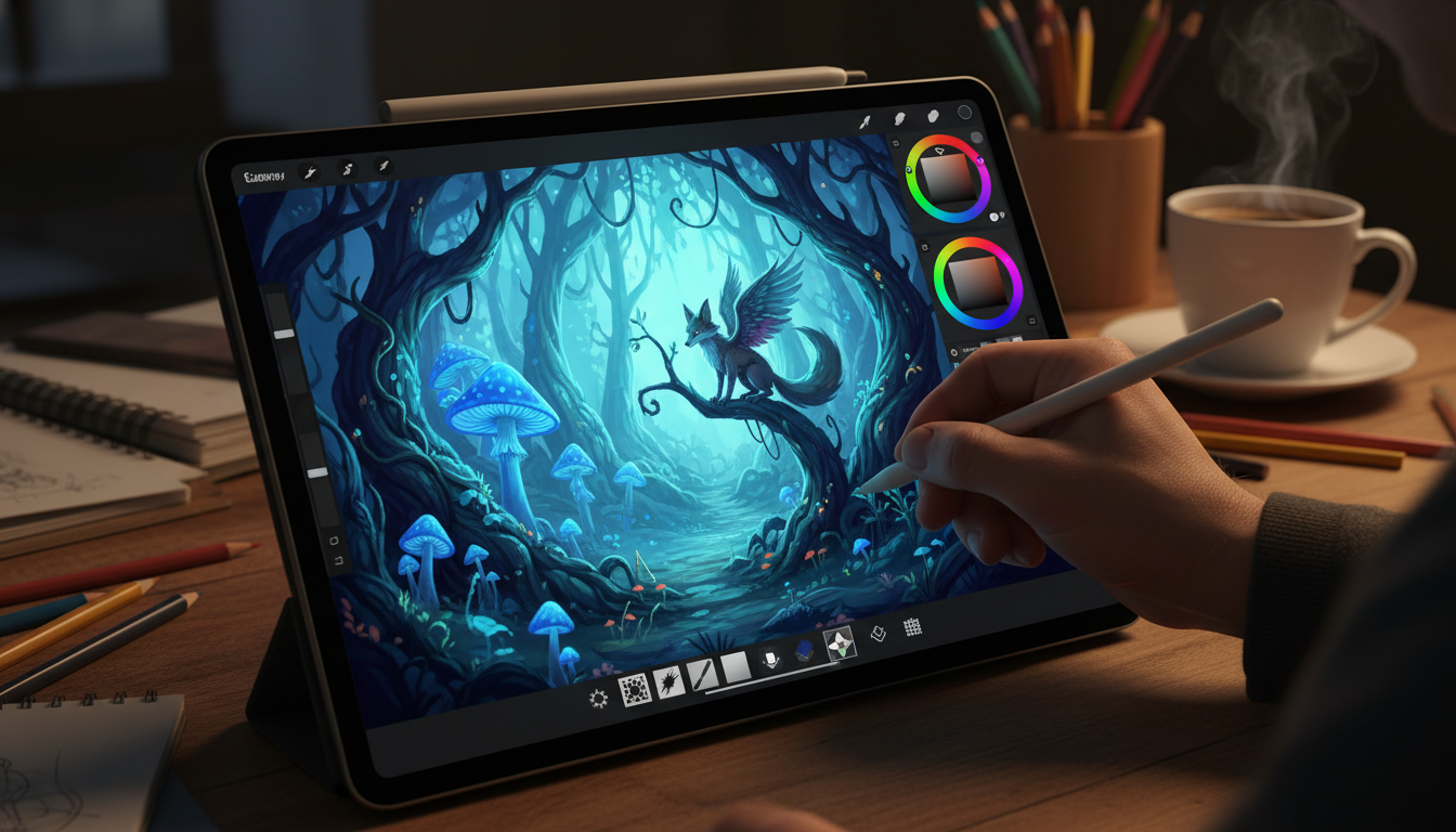 Digital art creation